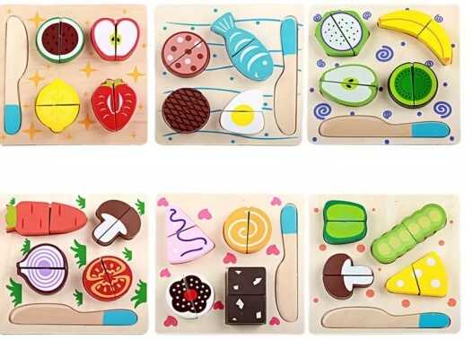 Продукти C 65033 (100) 6 видів, продукти на липучках, у плівці, ВИДАЄТЬСЯ МІКС ВИДІВ