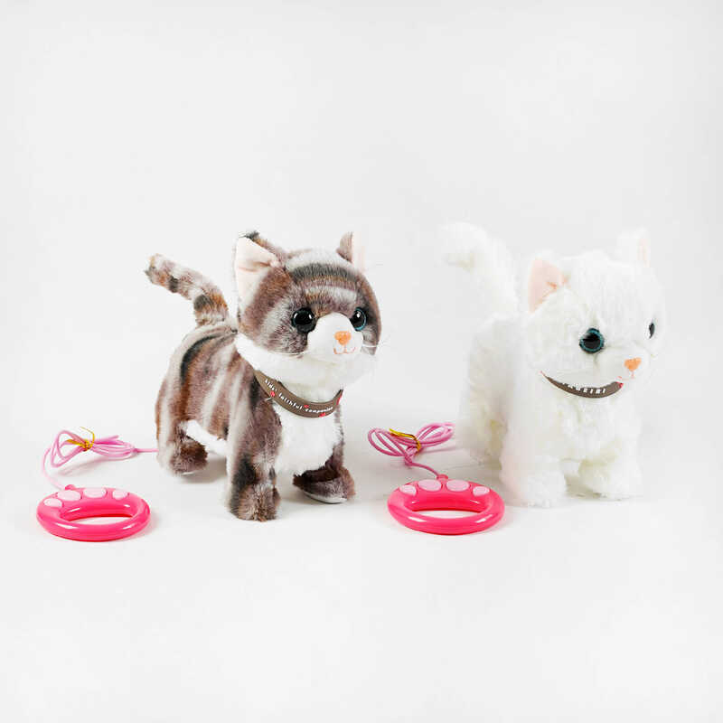 Улюбленець M 49125 (36) 2 види, "Котик", ходить, співає, реагує на дотик, співає пісні англійською, відтворює звуки, у пакеті