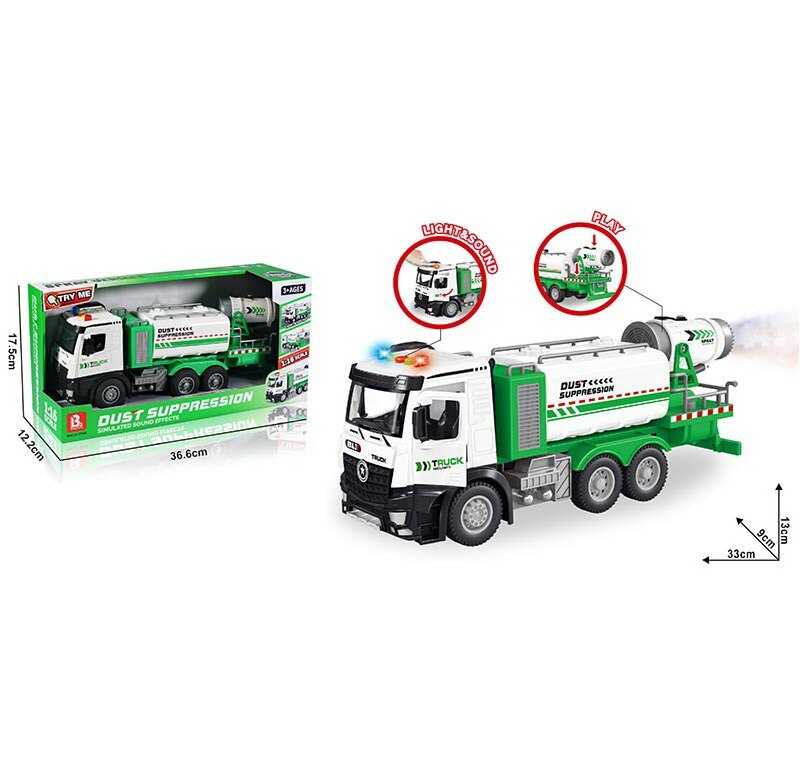 Спецтехніка 58064 B (24) звук, прогенерація, підсвічування, інерція, гумові колеса, масштаб 1:16, в коробці