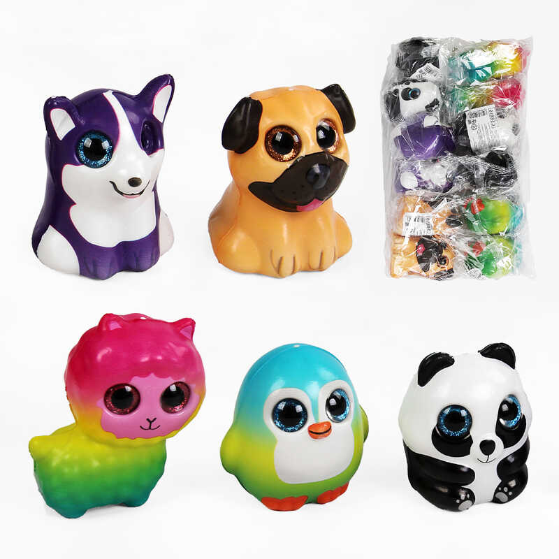 Гра антистрес С 58859 (50) ЦІНА ЗА 12 ШТУК  В УПАКОВЦІ, "Сквіші-окастики", 6 видів