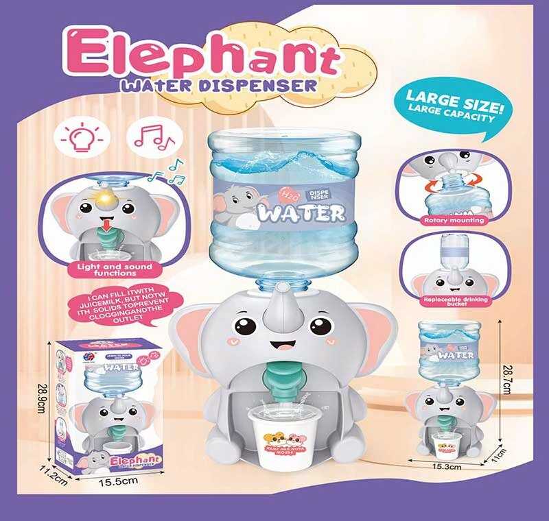 Кулер 2016-251 (64/2) підсвічування, звук, механічна подача води, знімний бак для води, стаканчики, в коробці