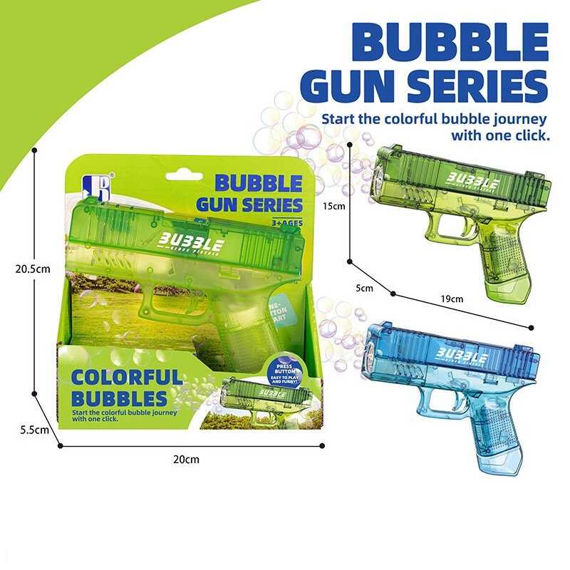 Пістолет з мильними бульбашками P 81768-1 (72/2) 2 кольори, в коробці