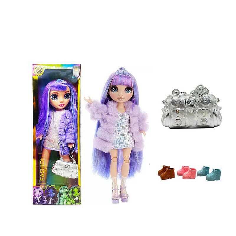 Лялька TK 2304 (24/2) висота 57см, рухливі кінцівки та голова, знімний одяг та взуття, сумочка, в коробці