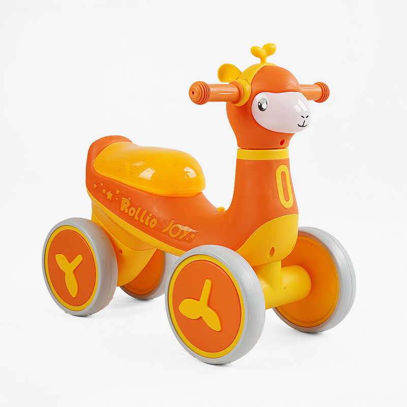 Велобіг JOY 4-х колісний JS-77300 (1) колеса PU, рама пластик, УКРАЇНСЬКЕ ОЗВУЧУВАННЯ та підсвічування, в коробці