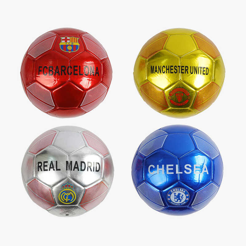 М`яч футбольний С 70313 (80) 4 види, розмір №5, матеріал м`яка EVA, 310-330 грамів, гумовий балон, ВИДАЄТЬСЯ ТІЛЬКИ МІКС ВИДІВ