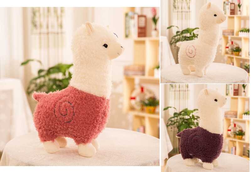 М`яка іграшка M 14764 (32) ВИДАЄТЬСЯ ТІЛЬКИ МІКС ВИДІВ, альпака, висота 53 см