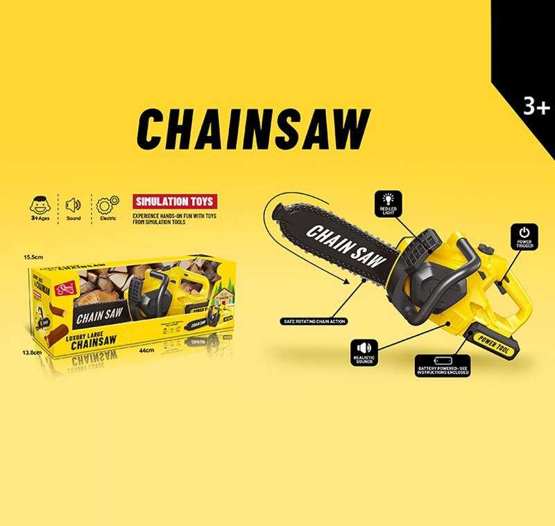 Пила T 2076 (36) на батарейках, звук, в коробці