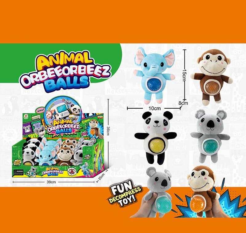 Антистрес BTX 003 (6) ЦІНА ЗА 12 ШТУК В БЛОЦІ, плюшева іграшка, орбізи