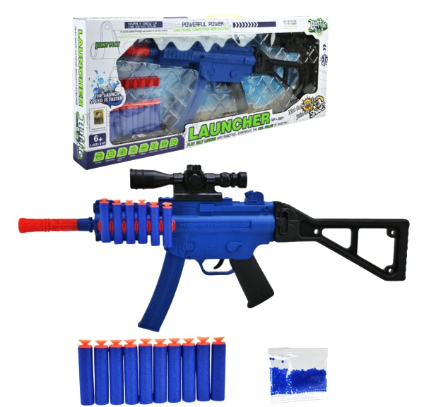 Автомат 502-19, гелеві кулі , поролонові снаряди, коробка