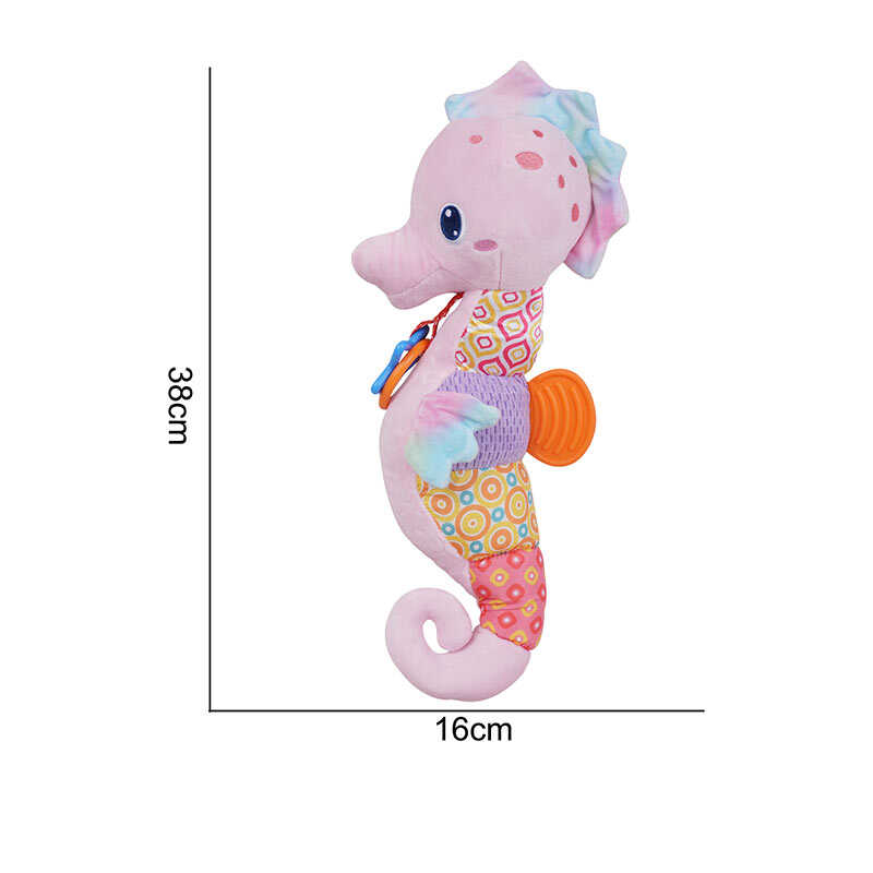 М`яка іграшка RS 6147 A/B/D (48) "Морський коник", висота 38 см, прорізувач