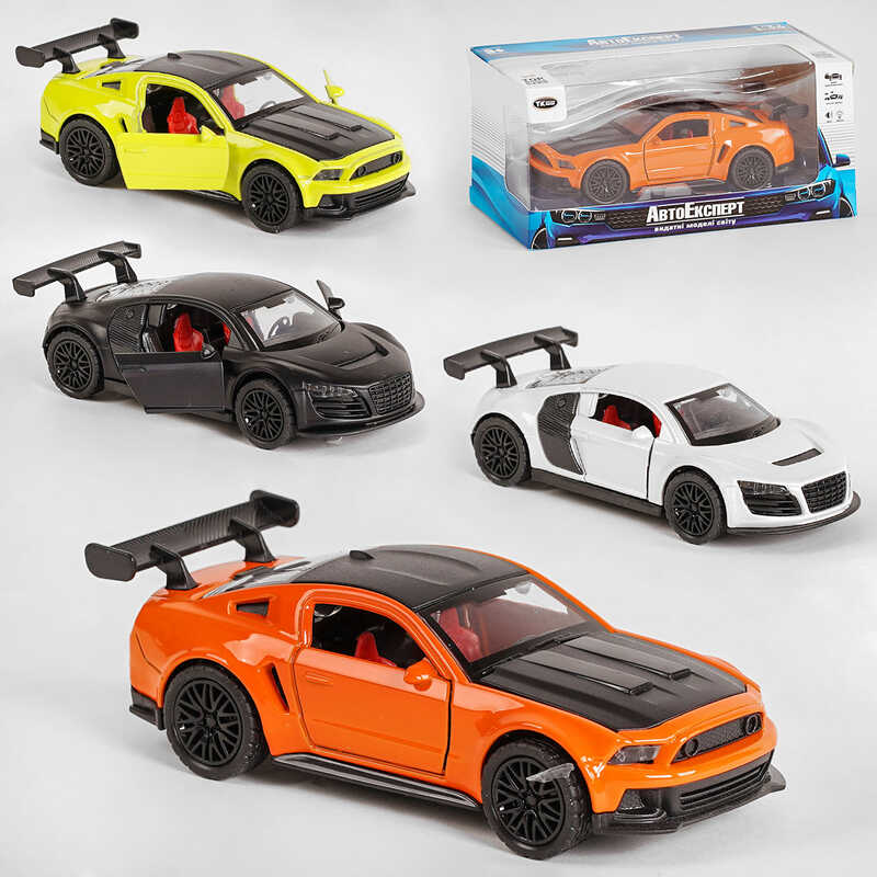 Машинка MG - 80915 (120/2) "Авто Експерт", 4 види, 1:36, світло, звук, інерція, в коробці, ВИДАЄТЬСЯ ТІЛЬКИ МІКС ВИДІВ