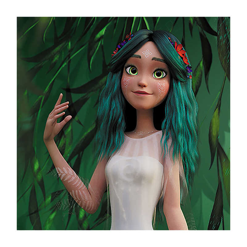 гр Картини за номерами "Мавка.Лісова" SQ30020 (80) "Ранок", 3 пензлики, акрилові пронумеровані фарби, кріплення до стіни, в плівці