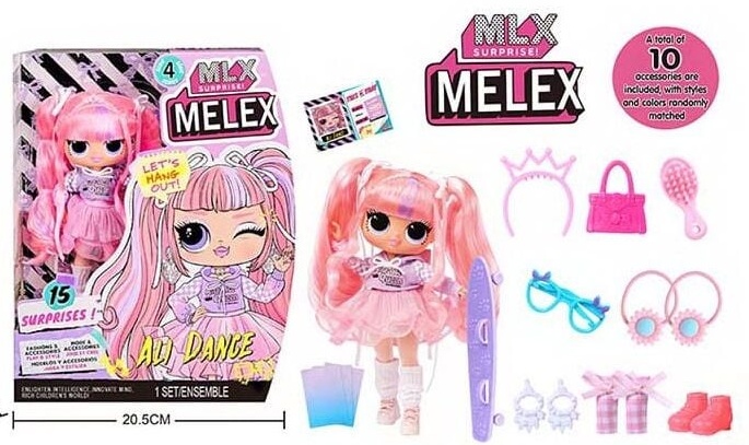 Лялька 881-2 , , 16 см, герої «LOL»  , шарнірні суглоби, аксесуари, взуття, в коробці