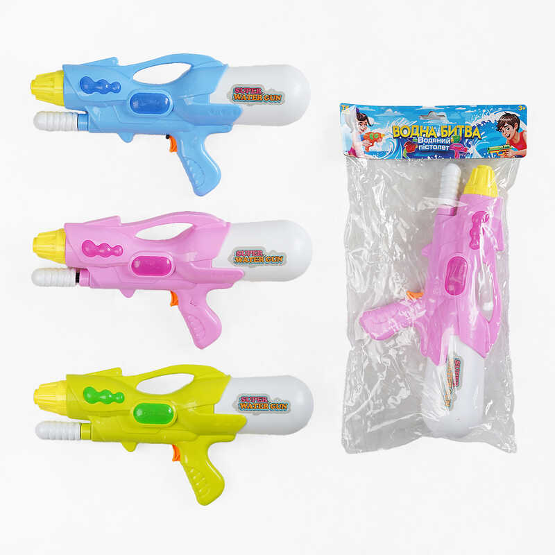 Водний пістолет TK 52603 (96/2) "TK Group", 3 кольори, помповий механізм, в пакеті, ВИДАЄТЬСЯ ТІЛЬКИ МІКС ВИДІВ