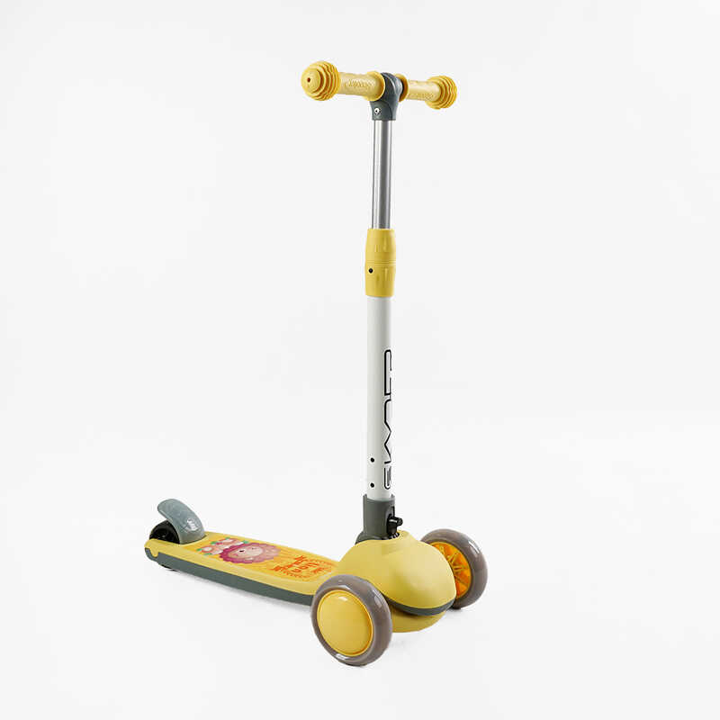 Самокат триколісний "Skyper" MR-02315 (6) колеса PU 114х35мм зі світлом, музика та підсвічування платформи, кермо складне