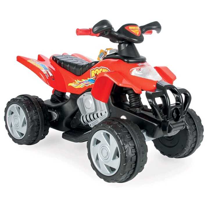 Дитячий електроквадроцикл 05-229 (1) ЧЕРВОНИЙ, акумулятор 6V, "Pilsan"