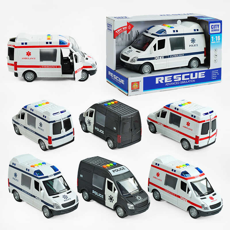 Машина WY 590 А/ WY 590 В/ 590 С (36) 3 види, світло, звук, інерція, в коробці, ВИДАЄТЬСЯ ТІЛЬКИ МІКС ВИДІВ