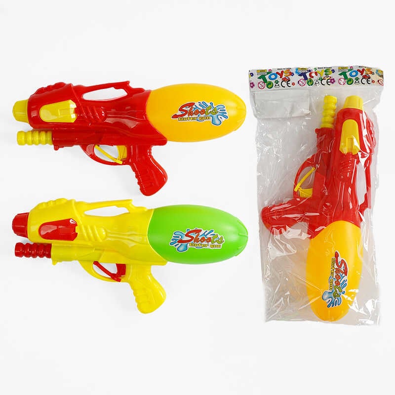 Водний пістолет 093-605 A (168/2) 2 кольори, помповий механізм, в пакеті