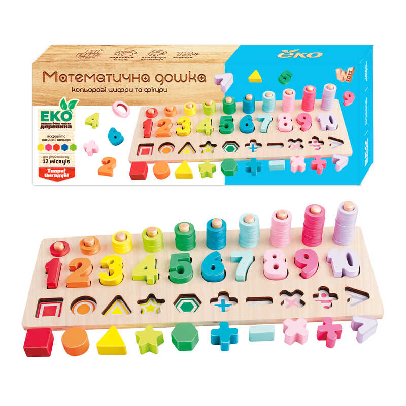 Гра Математика 94511 (18) "WToys", в коробці