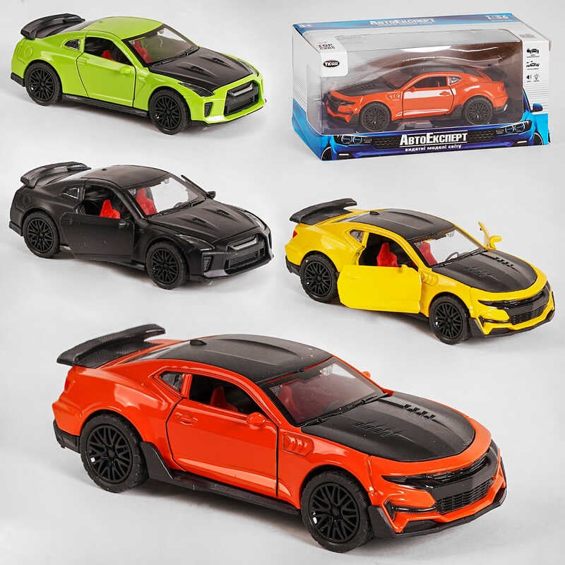 Машинка MG - 00142 (120/2) "Авто Експерт", 4 види, 1:36, світло, звук, інерція, в коробці ВИДАЄТЬСЯ МІКС ВИДІВ