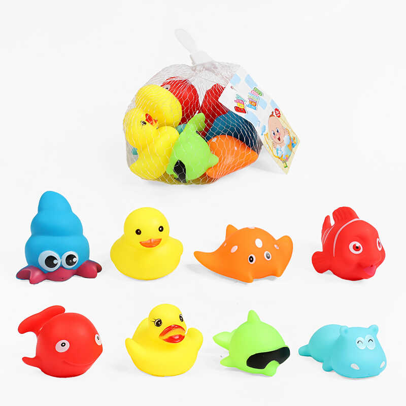 Набір пискавок 916-186 (360/2) 8 штук, середній розмір: 6х5х4 см, в сітці