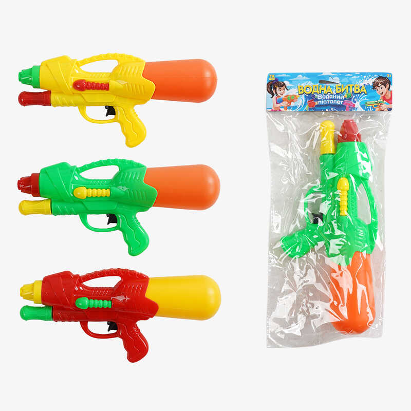 Водний пістолет TK 1211-25 (144/2) "TK Group", 3 кольори, помповий механізм, в пакеті, ВИДАЄТЬСЯ ТІЛЬКИ МІКС ВИДІВ