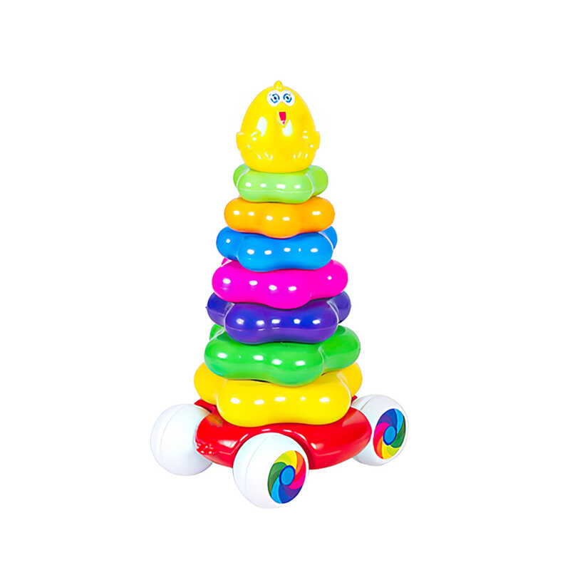 гр Піраміда "Каталка" 019/6 (11) "BAMSIC", висота 30 см, 10 елементів, в сітці