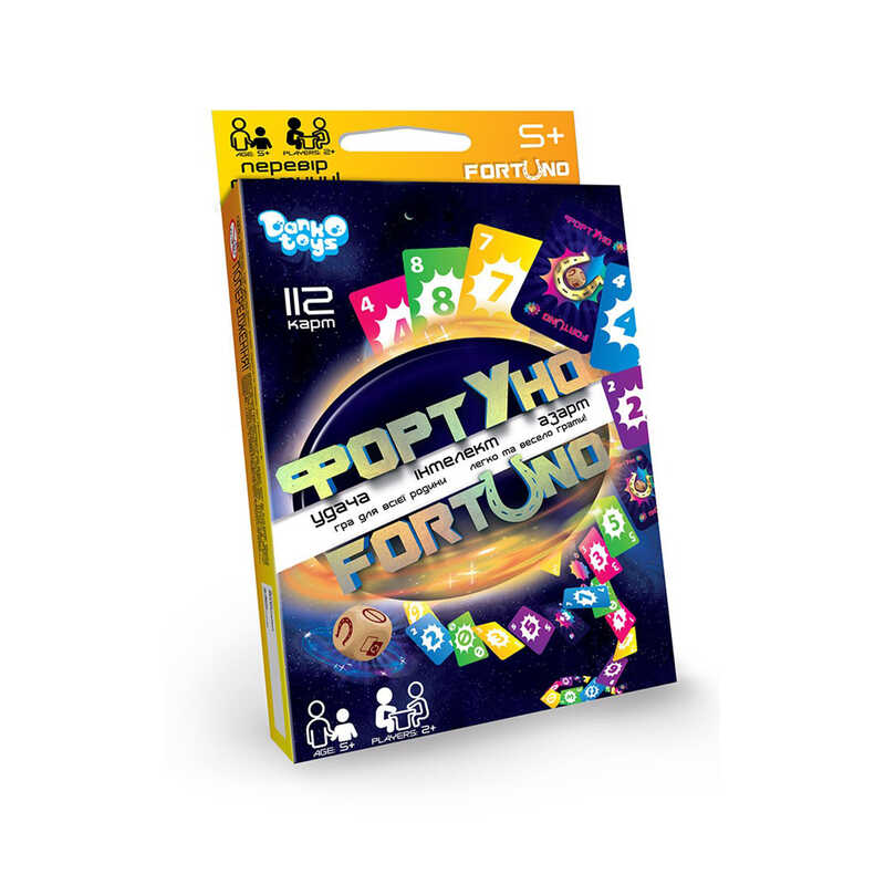 гр Розвиваюча настільна гра "ФортУно" СЕРЕДНЯ UF-03-01U УКР. (32) "Danko Toys"