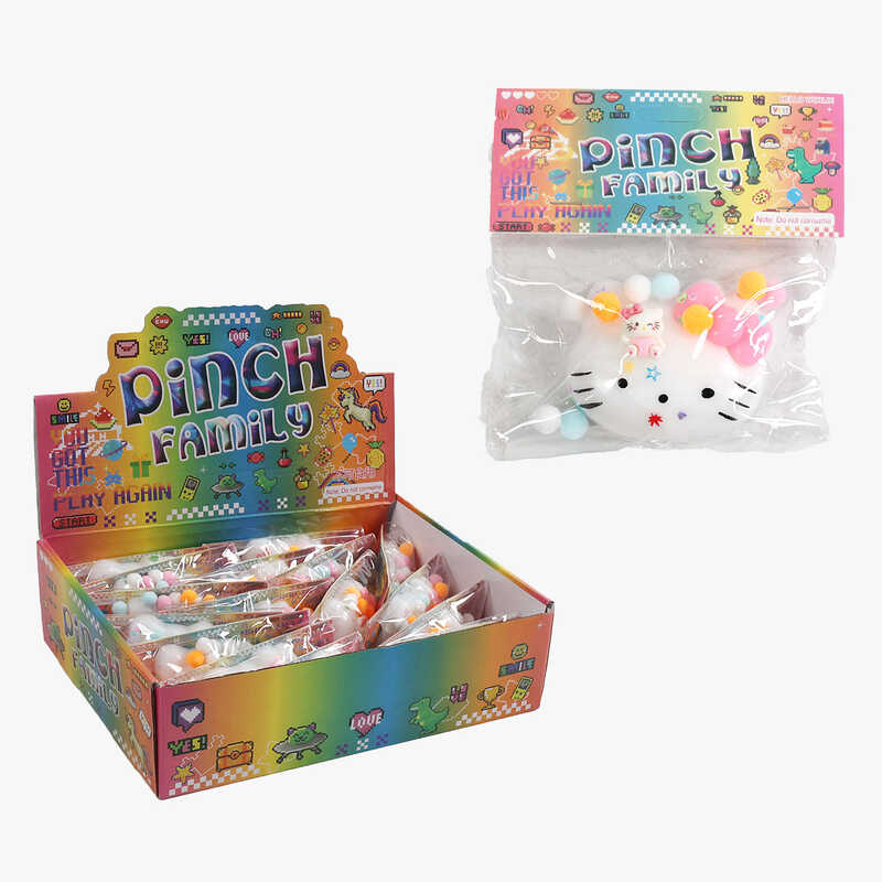 Гра антистрес C 71352 (24) ЦІНА ЗА 16 ШТУК В БЛОЦІ, герой, розмір - 7.5х6.5 см, паєтки, текстильні кульки, в коробці