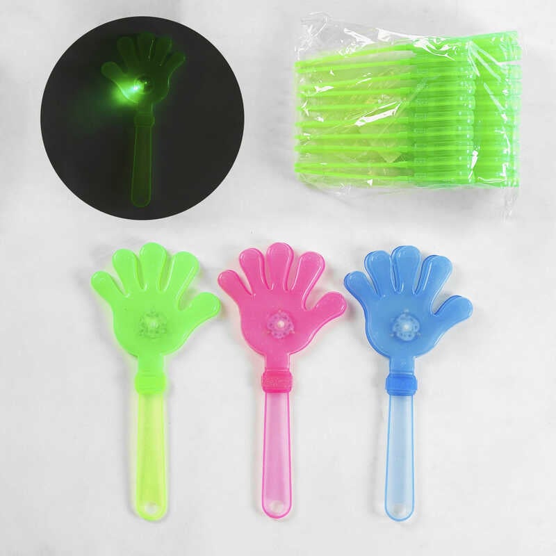 Паличка зі світлом 56014 (40) світло, імітація оплесків ЦІНА ЗА 10 ШТУК В УПАКОВЦІ, 1 КОЛІР В УПАКОВЦІ, ВСЬОГО 3 КОЛЬОРА