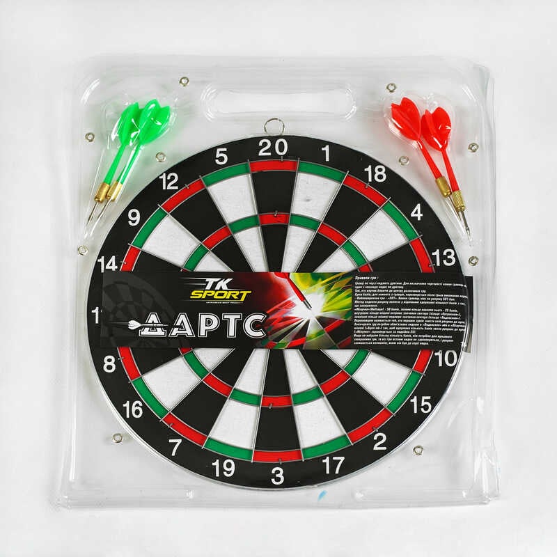 Дартс С 33994 (36) "TK Sport", з металевою сіткою, розмір 12", в слюді