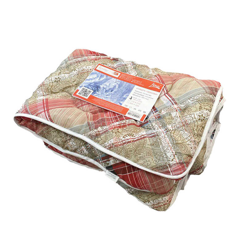 гр Ковдра зимова 145х210см 2020084 (1) Тканина: поліестер, наповнювач: синтепон. Щільність: 350г/м2 Homefort