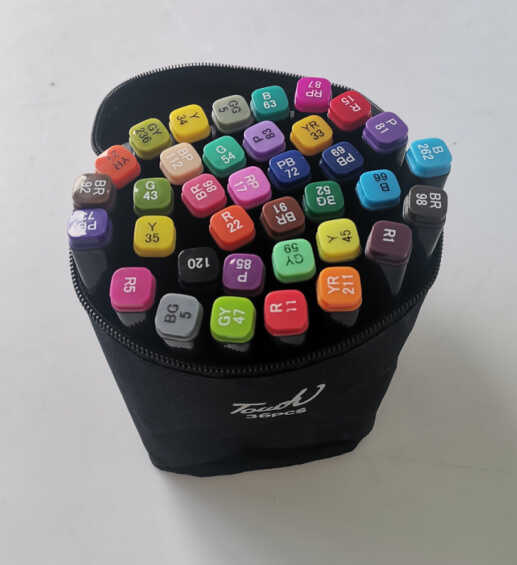 Набір маркерів C 65301 (40) ЦІНА ЗА 36 ШТУК В ЧОХЛІ