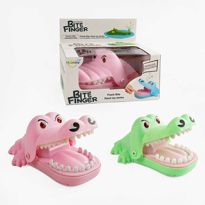 Зубастик 262-95 (48/2) “Крокодил”, 2 кольори, звук, підсвічування, в коробці