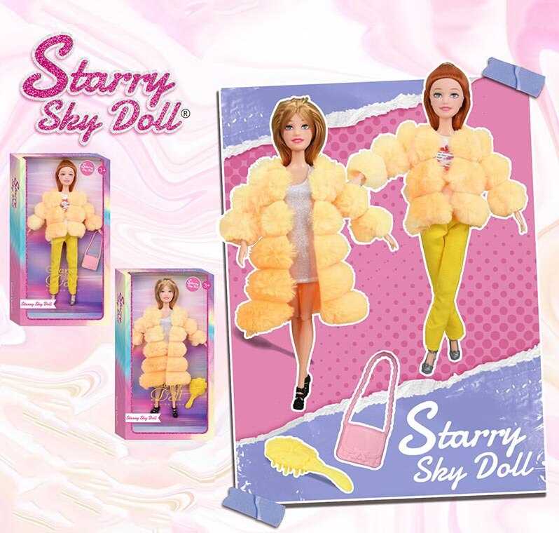 Лялька SK 051 B (72/2) висота 30 см, шарнірне з’єднання, зйомне взуття, аксесуар, в коробці