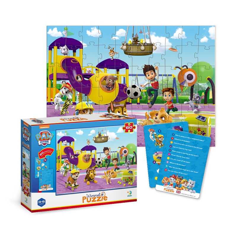 гр Вімельпазл 200453 (144)  60 елементів "Paw Patrol на прогулянці" в коробці "DoDo"