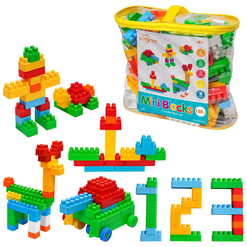 гр Конструктор "Mini Blocks" 150 ел. 39983 (6) "Tigres", в сумці
