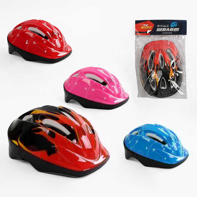 Шолом захисний F 18455 (50) "TK Sport", ВИДАЄТЬСЯ ТІЛЬКИ МІКС КОЛЬОРІВ