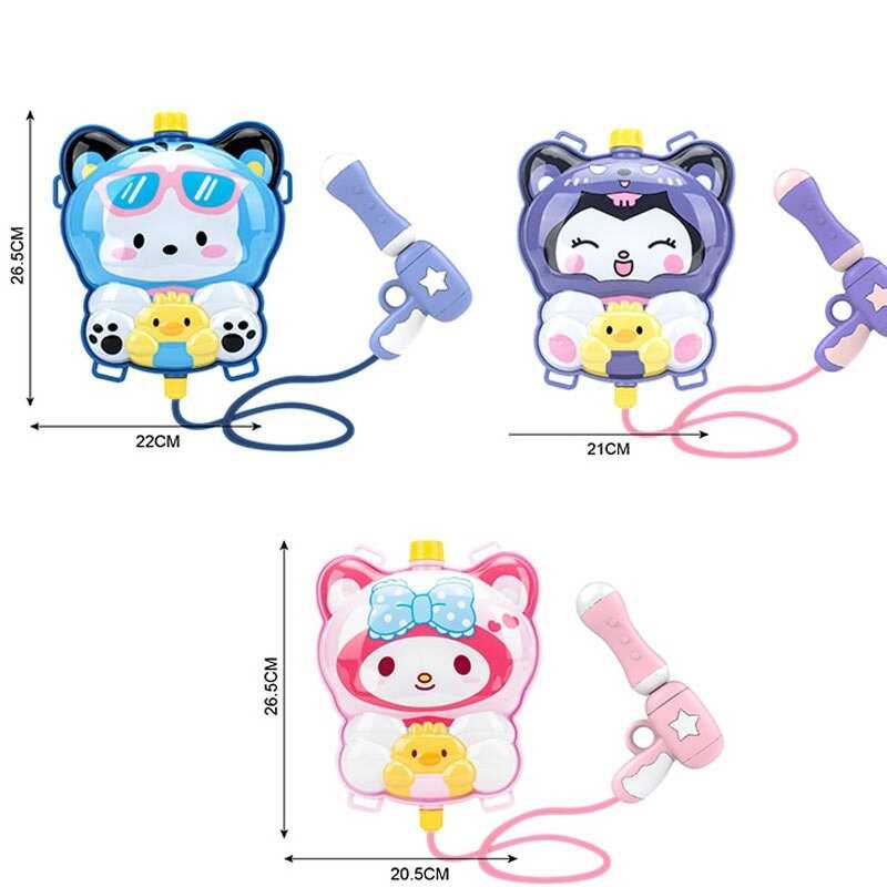 Водний пістолет з балоном TK 20233 (60) "TK Group", помповий механізм, лямки регульованої довжини, в пакеті, ВИДАЄТЬСЯ ТІЛЬКИ МІКС ВИДІВ