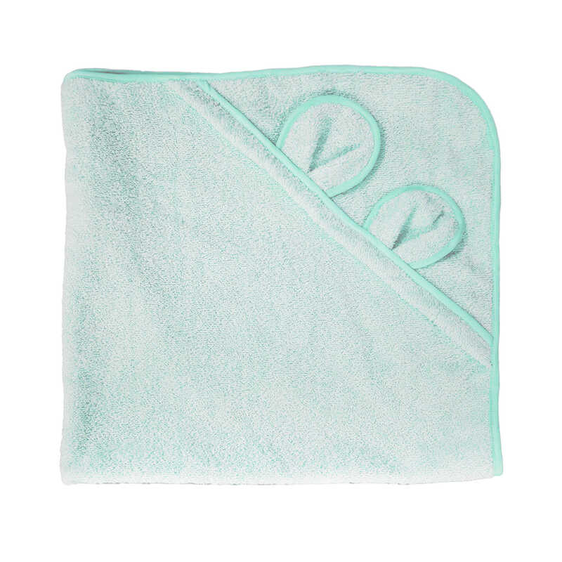 гр Рушник з куточком для немовлят 53589 (1) тканина МАХРА, розмір 80*80 см "Bimbo"