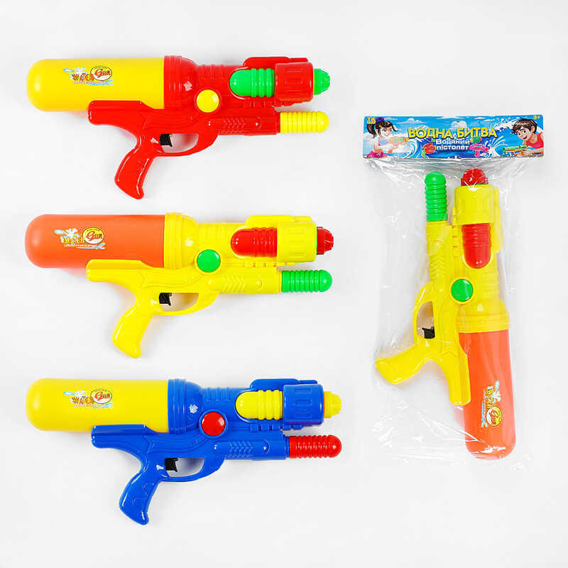 Водний автомат TK 2589-85 (48/2) "TK Group", 3 кольори, помповий механізм, в пакеті, ВИДАЄТЬСЯ ТІЛЬКИ МІКС ВИДІВ