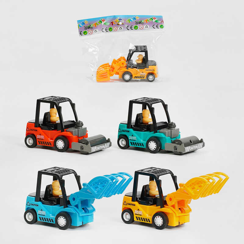 Спецтехніка 8811 (360/2) 2 види, 2 кольори, інерційний механізм, у пакеті