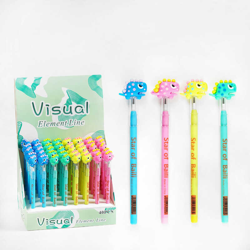 Олівці прості C 60817 (30) ЦІНА ЗА 40 ШТУК В БЛОЦІ прикраса "Дракончик"