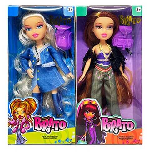 Лялька DK 351 (144/2) 2 види, висота 25.5 см, знімний одяг, шарнірні кінцівки, рюкзак, в коробці