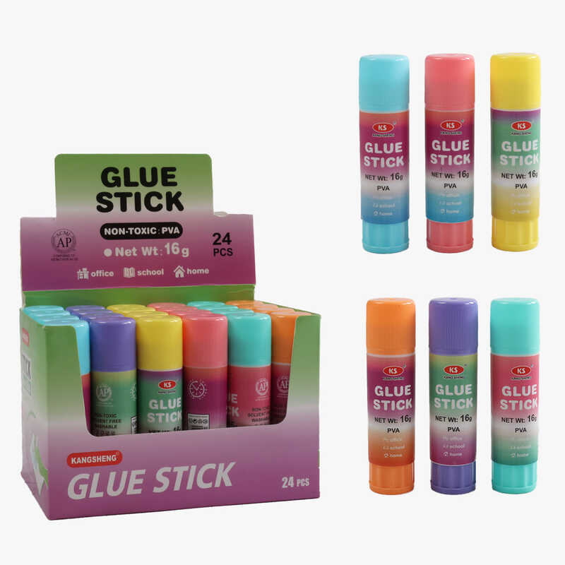 Клей-олівець C 72661 (36) ЦІНА ЗА 24 ШТУКИ В БЛОЦІ, 16 грамів, в коробці