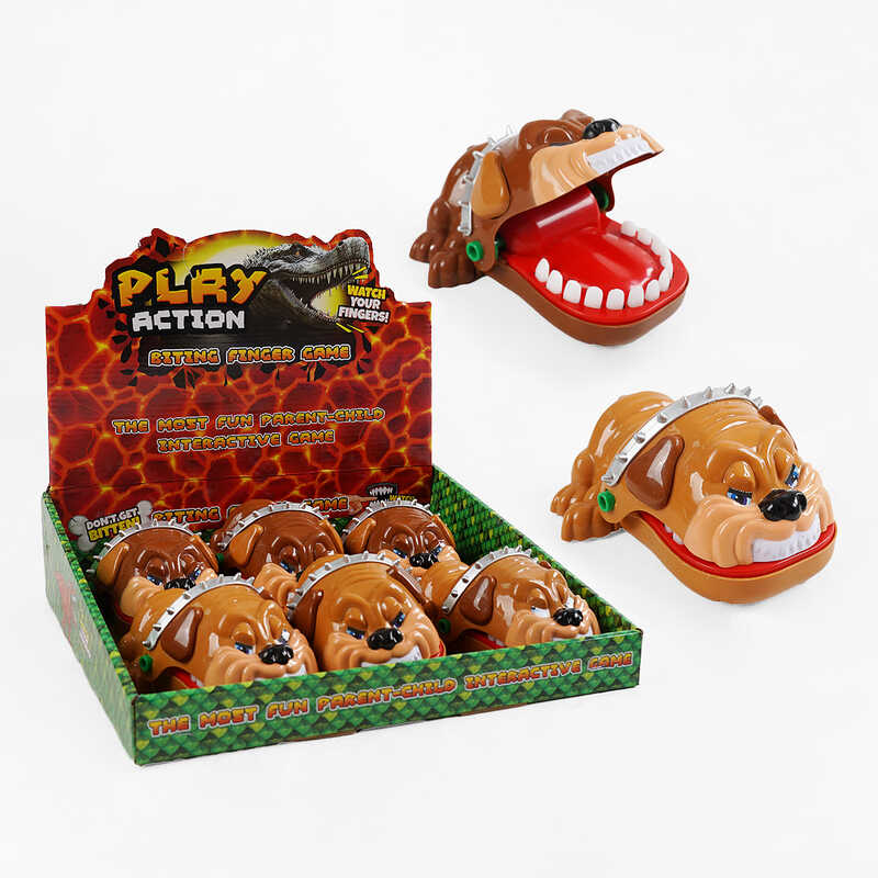 Набір зубастиків 323-3 (20) ЦІНА ЗА 6 ШТУК В БЛОЦІ,  “Собака”, в коробці