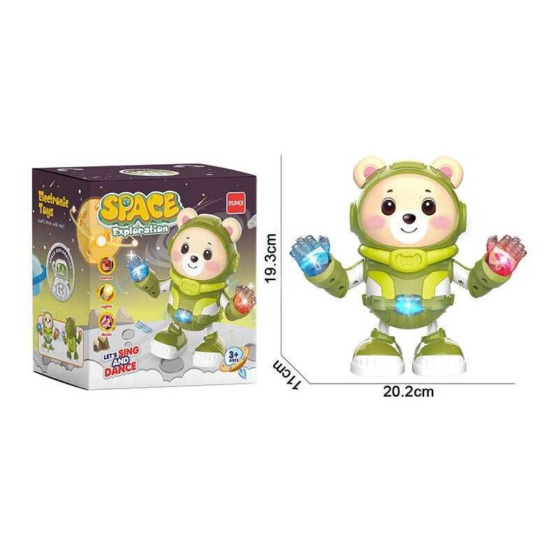 Музична іграшка RS 9048 C (60/2) танцює, мелодія, підсвічування, в коробці