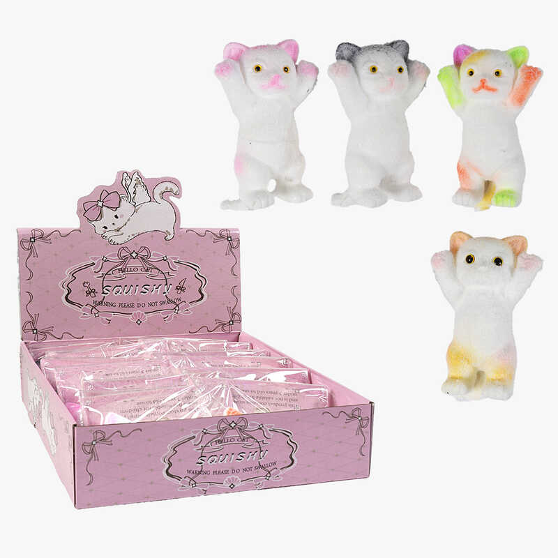 Гра антистрес C 72627 (12) ЦІНА ЗА 12 ШТУК В БЛОЦІ, "Кошеня", в коробці