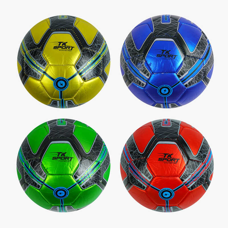 М`яч футбольний C 62405 (80) 4 види, вага 330-350 грамів, матеріал PU, балон гумовий, розмір №5, ВИДАЄТЬСЯ ТІЛЬКИ МІКС ВИДІВ