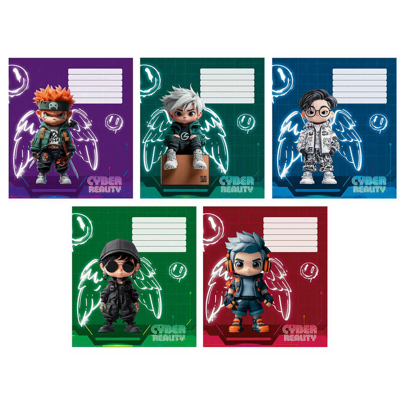 гр Зошит учнівський "Школярик" 012-3566L 12 арк.,УФ-лак, у лінію ЦІНА ЗА 30 ШТУК В УПАКОВЦІ (1) ВИДАЄТЬСЯ МІКС ВИДІВ